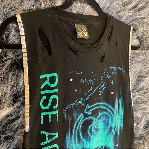 Custom design Rise Against band dress shirt - Picture 3 of 5